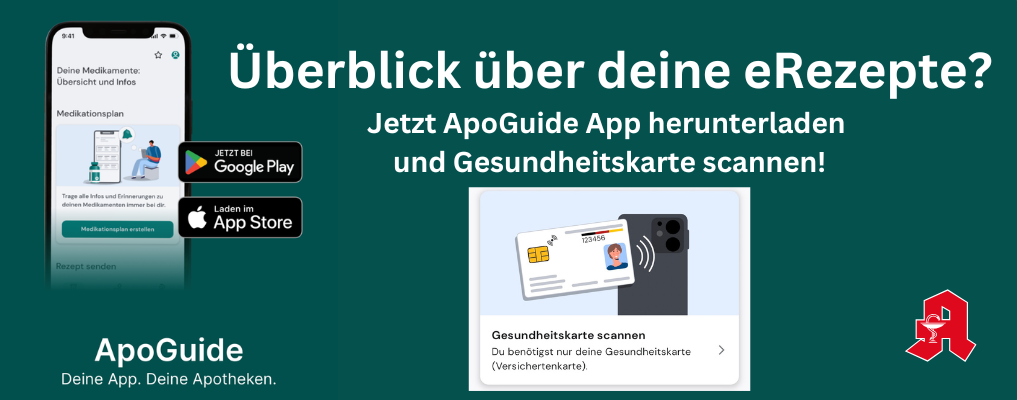 Gesundheitskarte scannen mit der Apoguide App