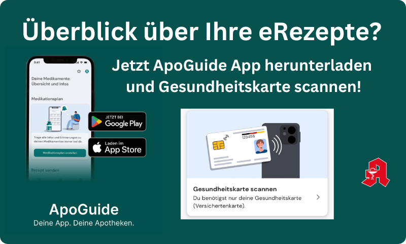Gesundheitskarte scannen mit der Apoguide App